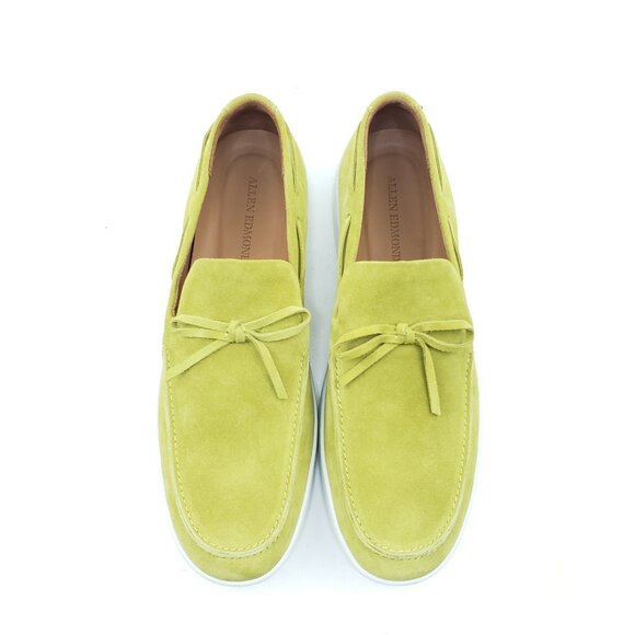 Allen Edmonds Santa Rosa Loafers Neon Green Suede Casual Slip-On Mens Size 13 D main image 7